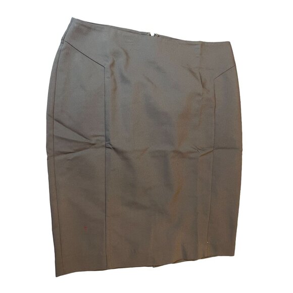 APT.9 Womens Torie Straight & Pencil Mini Skirt Stretch Olive Brown Size 10P - Picture 1 of 7